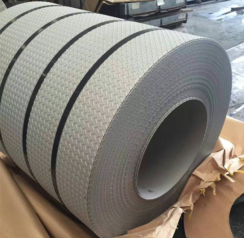 Stainless Checkered Steel Coil